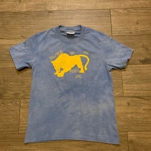 Custom Bleach Size Youth Medium Graphic T-Shirt.